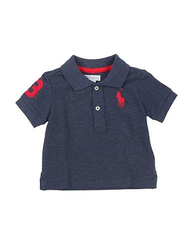 POLO RALPH LAUREN Polo shirt Navy blue 100% Cotton