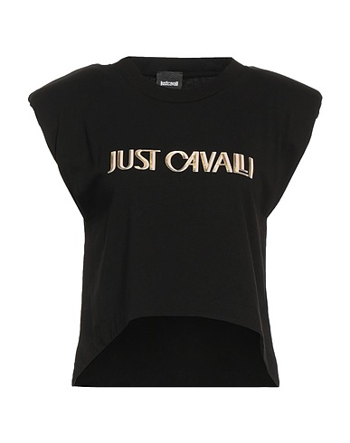 JUST CAVALLI T-shirt Black 100% Cotton
