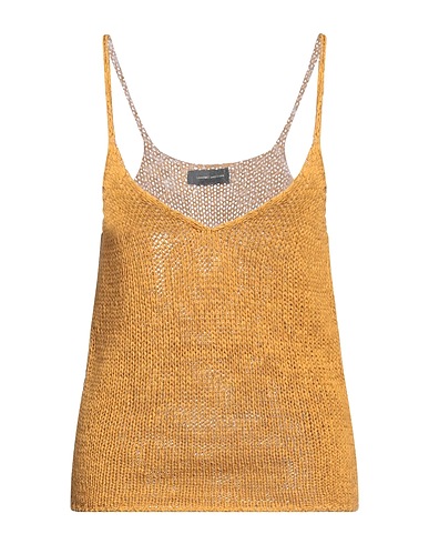 ROBERTO COLLINA Top Camel 66% Cotton, 34% Polyamide
