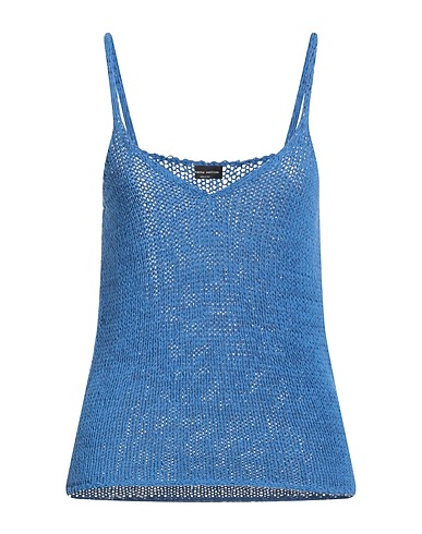 ROBERTO COLLINA Top Blue 66% Cotton, 34% Polyamide
