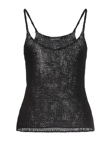 ROBERTO COLLINA Top Black 66% Cotton, 34% Polyamide