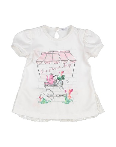 BYBLOS MINI CLUB T-Shirt Weiß 94% Baumwolle, 6% Elastan