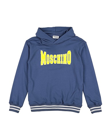 MOSCHINO TEEN Felpa Carta da zucchero 100% Cotone, Poliestere, Elastan
