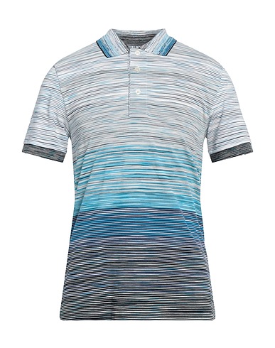 MISSONI Poloshirt Hellgrau 100% Baumwolle