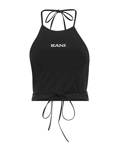 KARL KANI Top Black 95% Cotton, 5% Elastane