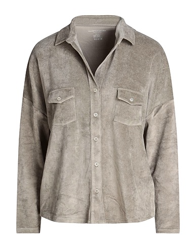 MAJESTIC FILATURES Solid colour shirts & blouses Grey 48% Cotton, 48% Modal, 4% Elastane