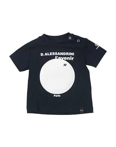 DANIELE ALESSANDRINI T-Shirt Nachtblau 95% Baumwolle, 5% Elastan