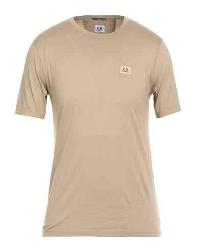 C.P. COMPANY Basic T-shirt Beige 100% Cotton