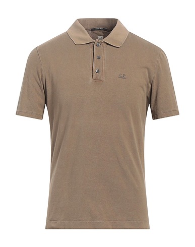 C.P. COMPANY Polo shirt Khaki 100% Cotton