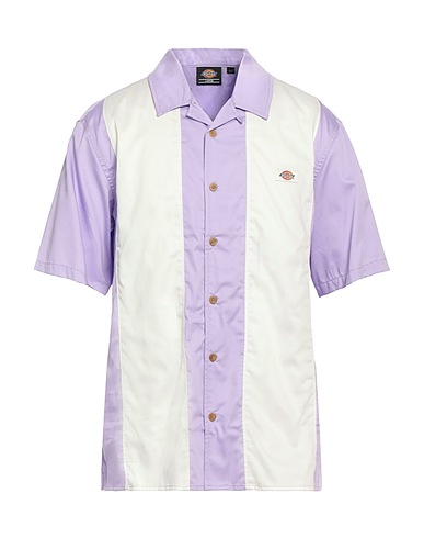 DICKIES Patterned shirt Lilac 100% Cotton
