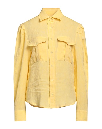 FORTE DEI MARMI COUTURE Linen shirt Yellow 100% Linen