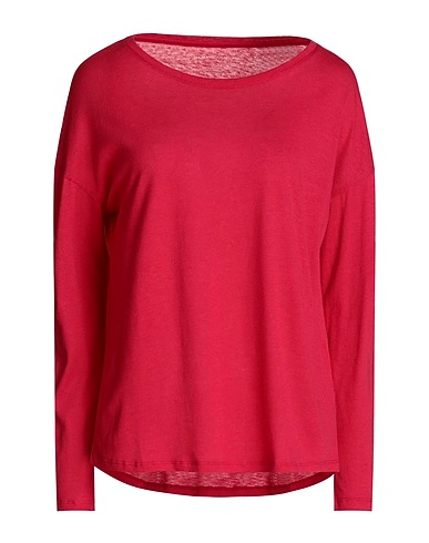 MAJESTIC FILATURES Basic T-shirt Garnet 70% Cotton, 30% Cashmere