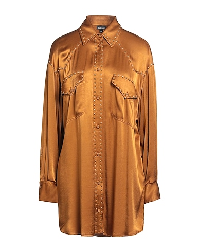 JUST CAVALLI Camicie Cammello 100% Viscosa