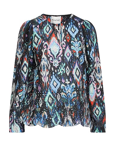 MUNTHE Top Black 100% Organic cotton