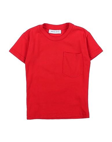 BRIAN RUSH T-shirt Red 100% Cotton