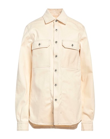 DRKSHDW by RICK OWENS Camisa vaquera Hueso 100% Algodón