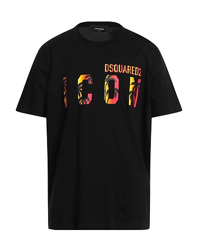 DSQUARED2 T-Shirt Schwarz 100% Baumwolle