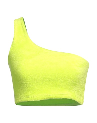JJXX by JACK & JONES One-shoulder top Lime green 80% Cotton, 20% Polyester
