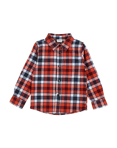 NAME IT® Camicia fantasia Marrone 100% Cotone