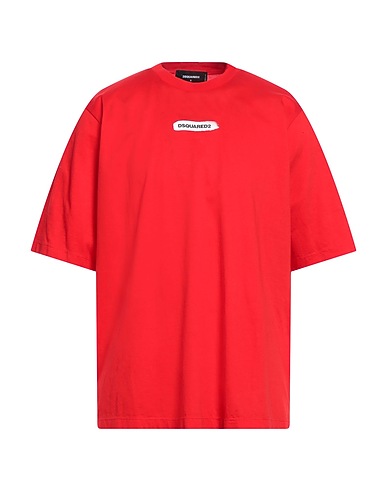 DSQUARED2 Camiseta Rojo 100% Algodón