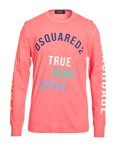 DSQUARED2 T-shirt Coral 100% Cotton