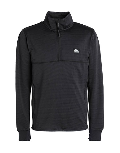 QUIKSILVER T-shirt QS Fleece Steep Point HZ Fleece 
 Charcoal 94% Polyester, 6% Elastane