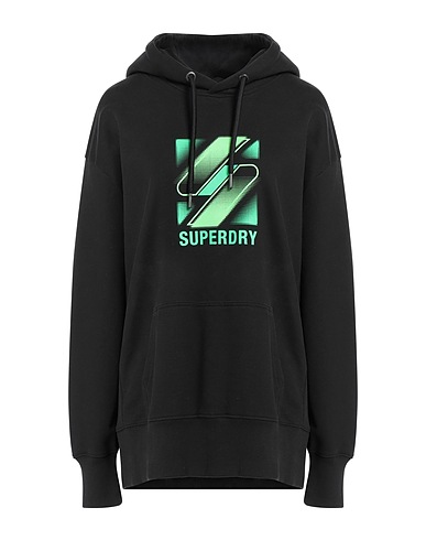 SUPERDRY Hoodie Schwarz 100% Baumwolle
