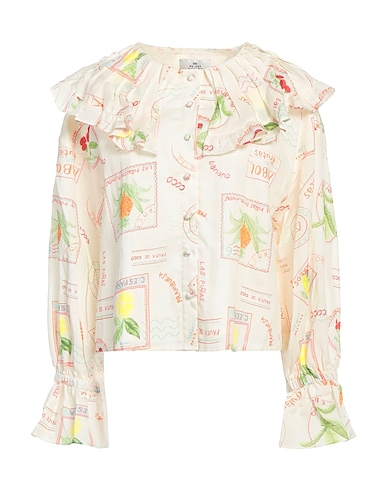 WE ARE KINDRED Floral shirts & blouses Ivory 50% Tencel™, 50% Ramie