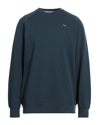 PUMA Sweatshirt Navy blue 100% Cotton, Elastane