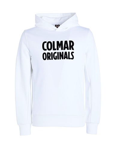 COLMAR Hooded track jacket  TECHNICAL
 White 52% Polyester, 48% Cotton