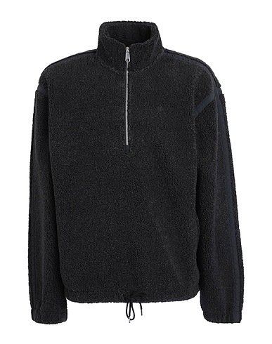 ADIDAS ORIGINALS Hooded track jacket  P ESS FLEECE HZ
 Black 100% Recycled polyester