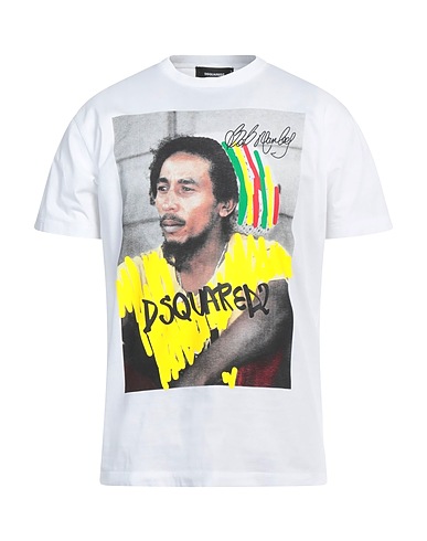DSQUARED2 T-shirt Bianco 100% Cotone