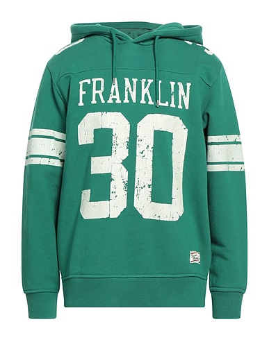 FRANKLIN & MARSHALL Felpa Verde 100% Cotone