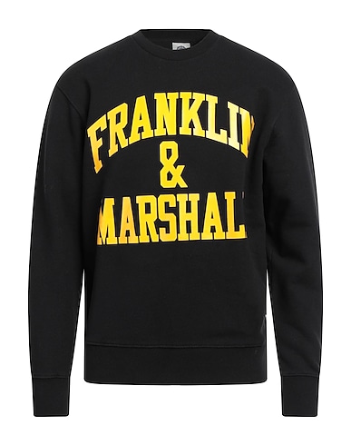 FRANKLIN & MARSHALL Sweatshirt NERO 100% Baumwolle