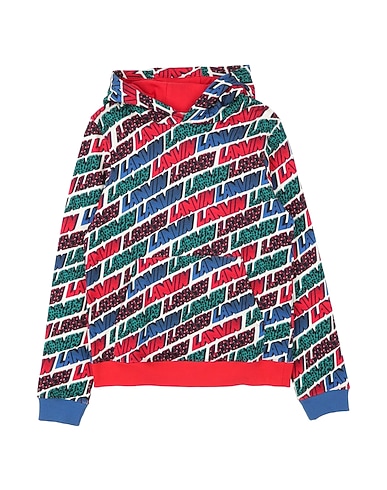 LANVIN Hooded track jacket  Ivory 100% Cotton, Elastane