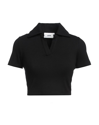 JJXX by JACK & JONES Crop top Black 95% Cotton, 5% Elastane