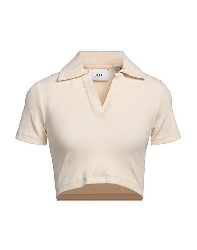 JJXX by JACK & JONES Crop top Ivory 95% Cotton, 5% Elastane