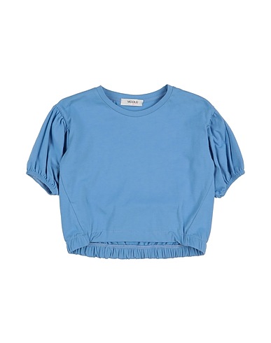 VICOLO T-shirt Light blue 96% Cotton, 4% Elastane