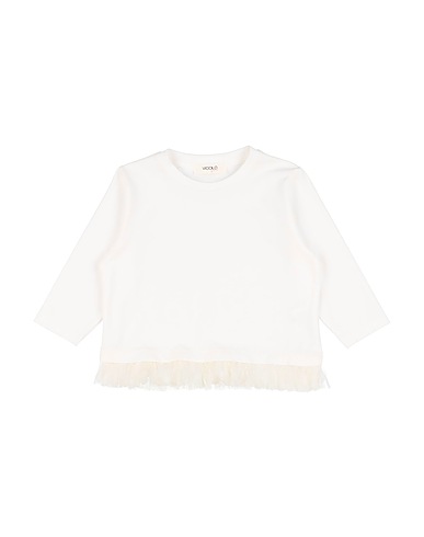 VICOLO T-shirt White 90% Cotton, 10% Elastane