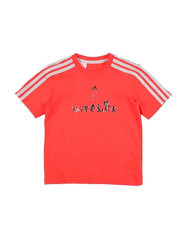 ADIDAS T-shirt LK DY 100 T
 Tomato red 93% Cotton, 7% Elastane