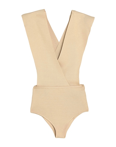 AGNONA TOPS & TEES Sand 60% Cotton, 30% Polyamide, 10% Elastane