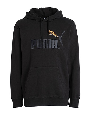 PUMA スウェット CLASSICS NO.1 LOGO CELEBRATION Hoodie TR
 ブラック コットン 96% / ポリウレタン 4%