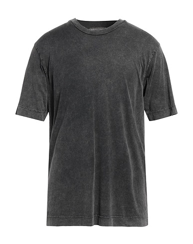 DANIELE FIESOLI Basic T-Shirt Lead 100% Cotton