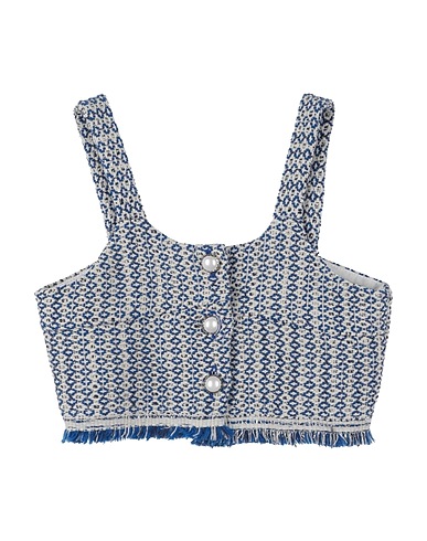 DIXIE Top Azure 80% Cotton, 14% Acrylic, 3% Other Fibres, 3% Polyester