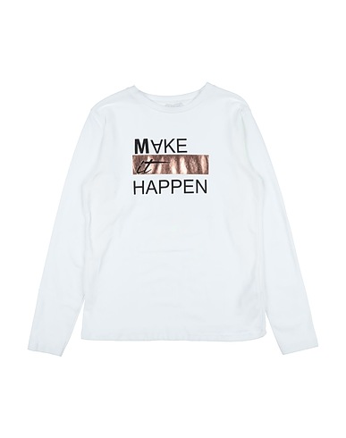 MEILISA BAI T-shirt Ivory 96% Cotton, 4% Elastane