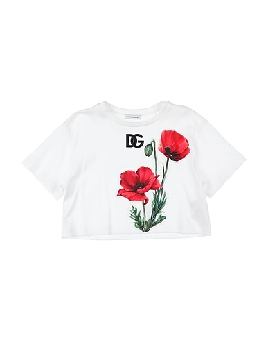 DOLCE&GABBANA T-shirt White 100% Cotton, Polyurethane, Polyester