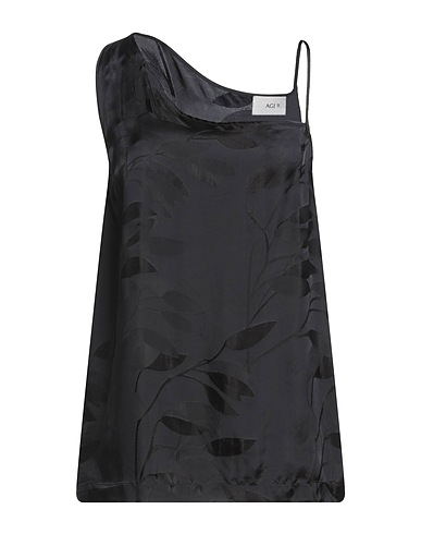 AGLINI Top Black 59% Viscose, 41% Cupro
