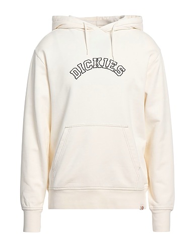 DICKIES Hooded track jacket  Ivory 96% Cotton, 4% Elastane