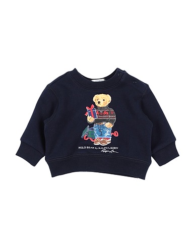POLO RALPH LAUREN Sweatshirt Polo Bear Fleece Sweatshirt
 Navy blue 84% Cotton, 16% Polyester