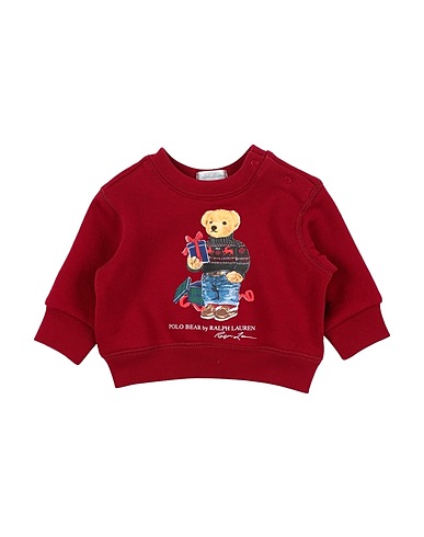 POLO RALPH LAUREN Felpa Polo Bear Fleece Sweatshirt
 Bordeaux 84% Cotone, 16% Poliestere
